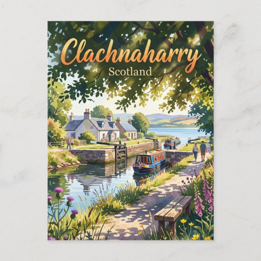 Carte Postale Clachnaharry Écosse (Devant)