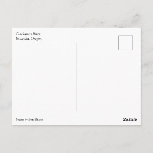 Carte Postale Clackamas (Dos)