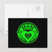 Carte Postale Claddagh (Devant / Derrière)