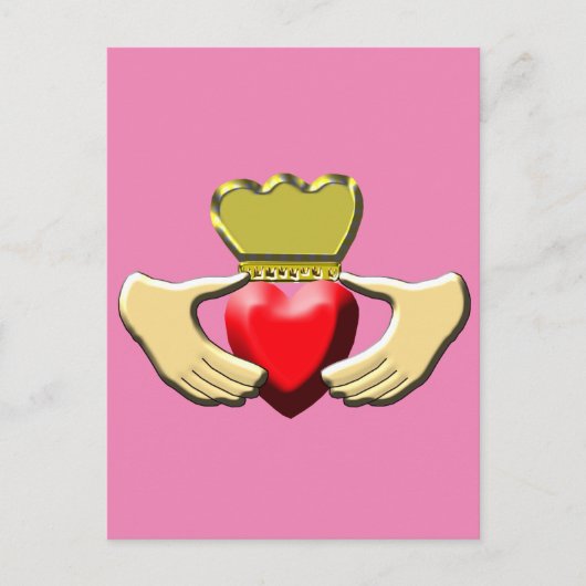 Carte Postale Claddagh (Devant)