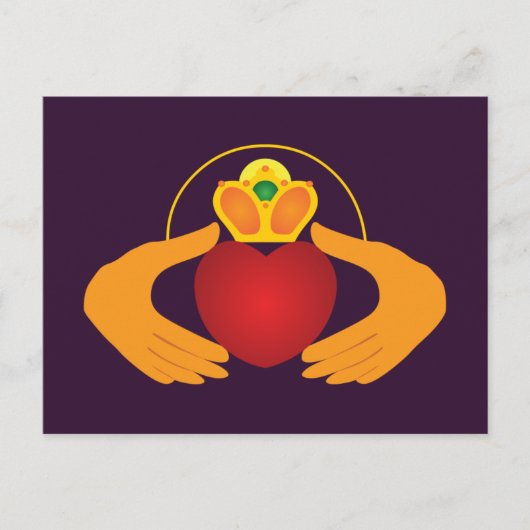Carte Postale Claddagh (Devant)