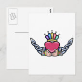 Carte Postale Claddagh #1B avec Trinité (Devant / Derrière)