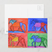 Carte Postale Claire's Horses (Devant / Derrière)