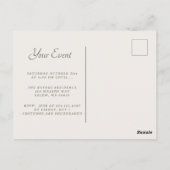 Carte Postale Clairvoyant, Psychique Moyen (Dos)