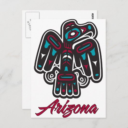 Carte Postale Clan AZ Thunderbird (Devant / Derrière)