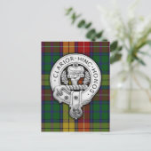 Carte Postale Clan Buchanan Crest & Tartan (Debout devant)