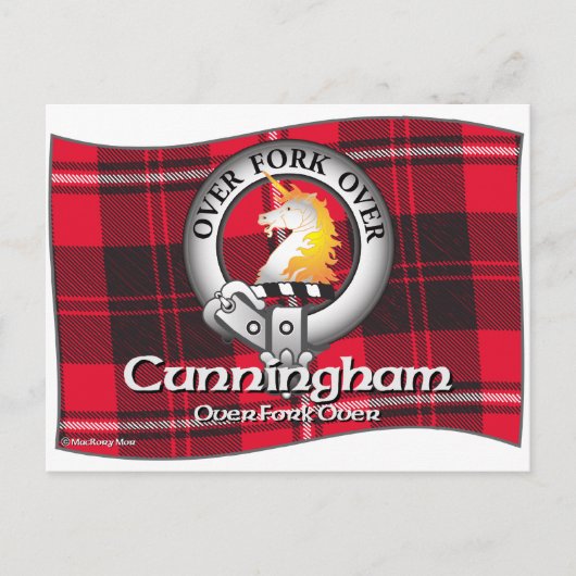 Carte Postale Clan Cunningham (Devant)