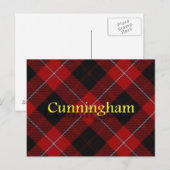 Carte Postale Clan Cunningham (Devant / Derrière)