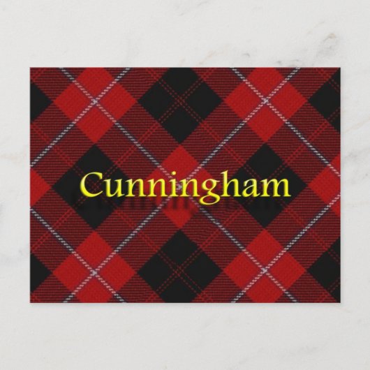 Carte Postale Clan Cunningham (Devant)