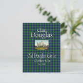 Carte Postale Clan Douglas Old Douglas Castle Coffee Co. (Debout devant)