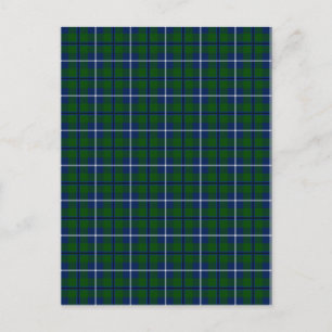 Carte Postale Clan Douglas Tartan