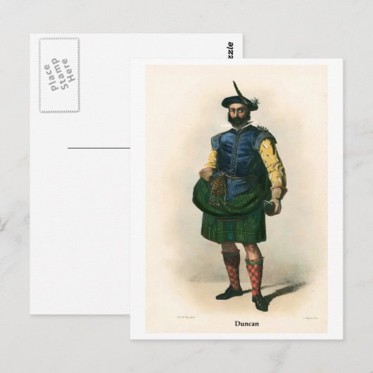 Carte Postale Clan Duncan (Devant / Derrière)