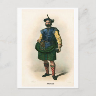 Carte Postale Clan Duncan