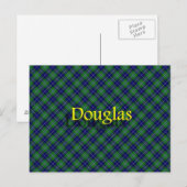 Carte Postale Clan écossais Douglas (Devant / Derrière)