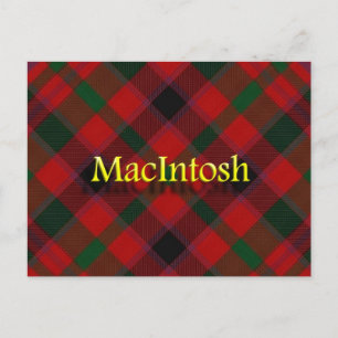 Carte Postale Clan Écossais MacIntosh