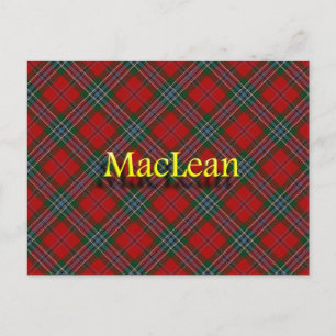 Carte Postale Clan écossais MacLean