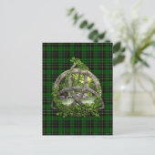 Carte Postale Clan Et Clan MacAlpine Tartan (Debout devant)