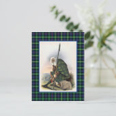 Carte Postale Clan Farquharson Illustration Vintage Tartan Frame (Debout devant)
