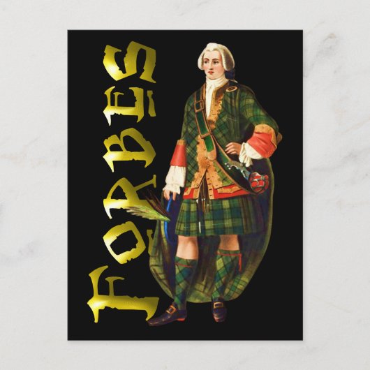 Carte Postale Clan Forbes Highland Dream (Devant)