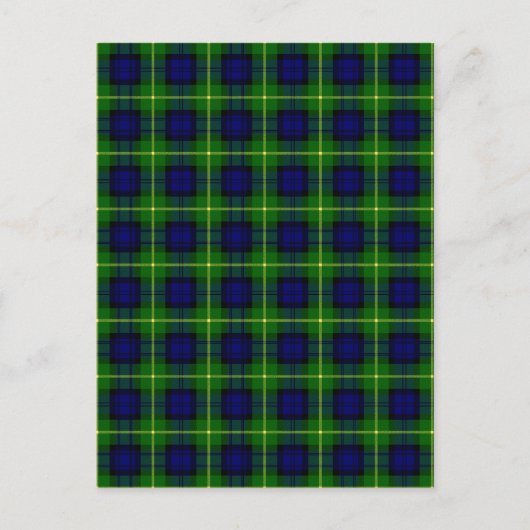 Carte Postale Clan Gordon Tartan (Devant)