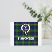 Carte Postale Clan Gordon Tartan Crest (Debout devant)