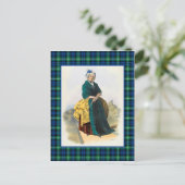 Carte Postale Clan Lamont Vintage Illustration Tartan Frame (Debout devant)