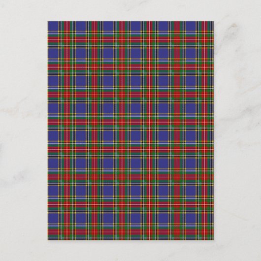 Carte Postale Clan MacBeth Tartan (Devant)