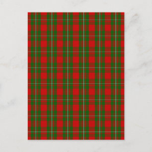 Carte Postale Clan MacGregor Tartan