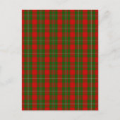 Carte Postale Clan MacGregor Tartan (Devant)
