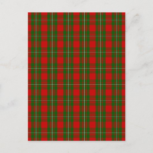 Carte Postale Clan MacGregor Tartan (Devant)