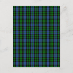 Carte Postale Clan MacKay Tartan