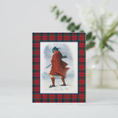 Carte Postale Clan MacNaughton Vintage Illustration Tartan Frame (Debout devant)