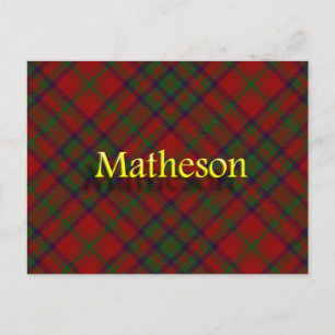 Carte Postale Clan Matheson Postcard
