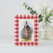 Carte Postale Clan Menzies Vintage Illustration Tartan Frame (Debout devant)