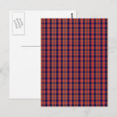 Carte Postale Clan Ogilvy Tartan (Devant / Derrière)