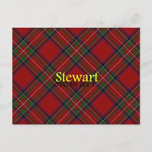 Carte Postale Clan Stewart (Devant)