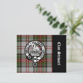 Carte Postale Clan Stewart Crest & Tartan (Debout devant)