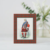 Carte Postale Clan Stewart Illustration Vintage Tartan Frame (Debout devant)