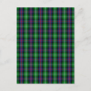 Carte Postale Clan Sutherland Tartan