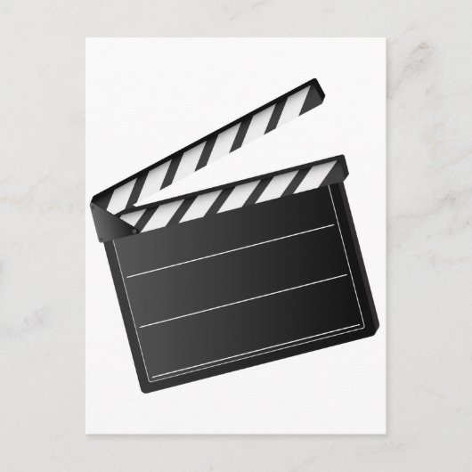 Carte Postale Clappeur de film (Devant)