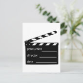 Carte Postale Clappeur de film (Debout devant)