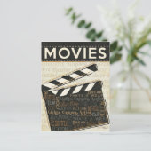 Carte Postale Clappeur de film vintage (Debout devant)