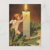 Carte Postale Clapsaddle : Angel sur Fir Twig (Devant)