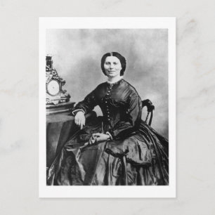 Carte Postale Clara Barton Portrait ~ Vintage 1866 Photo