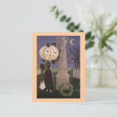 Carte postale Clara en deuil (Debout devant)