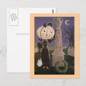 Carte postale Clara en deuil (Devant / Derrière)