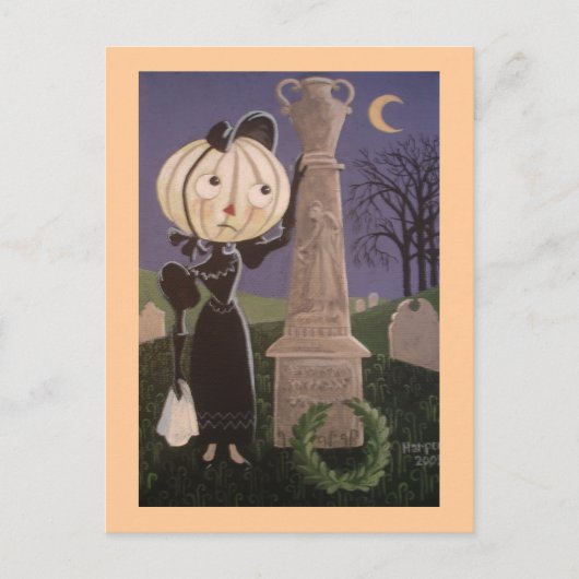 Carte postale Clara en deuil (Devant)