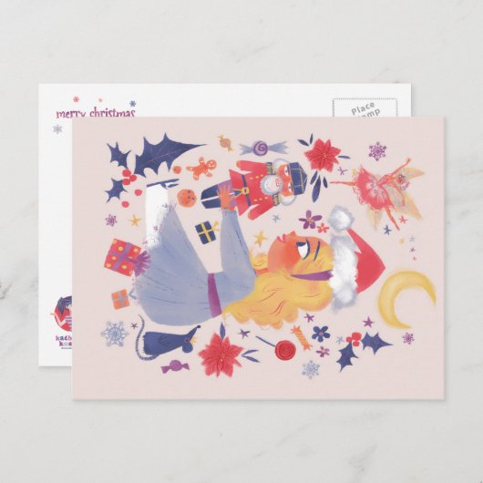 Carte Postale Clara et Nutcracker (Devant / Derrière)