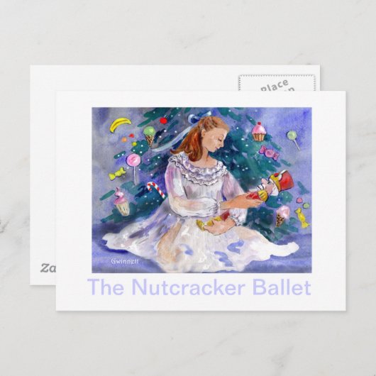 Carte Postale Clara et Nutcracker (Devant / Derrière)