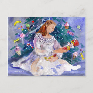Carte Postale Clara et Nutcracker